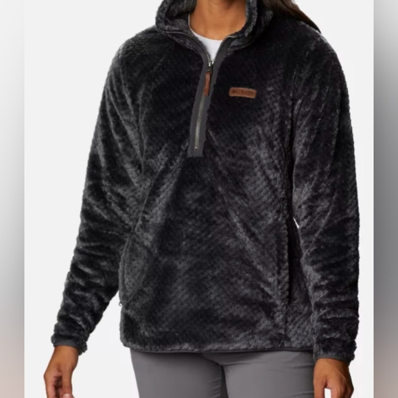 Columbia Women's Fire Side™ Quarter Zip Sherpa Fleece Sweater Size M MSRP $65 - Picture 1 of 8